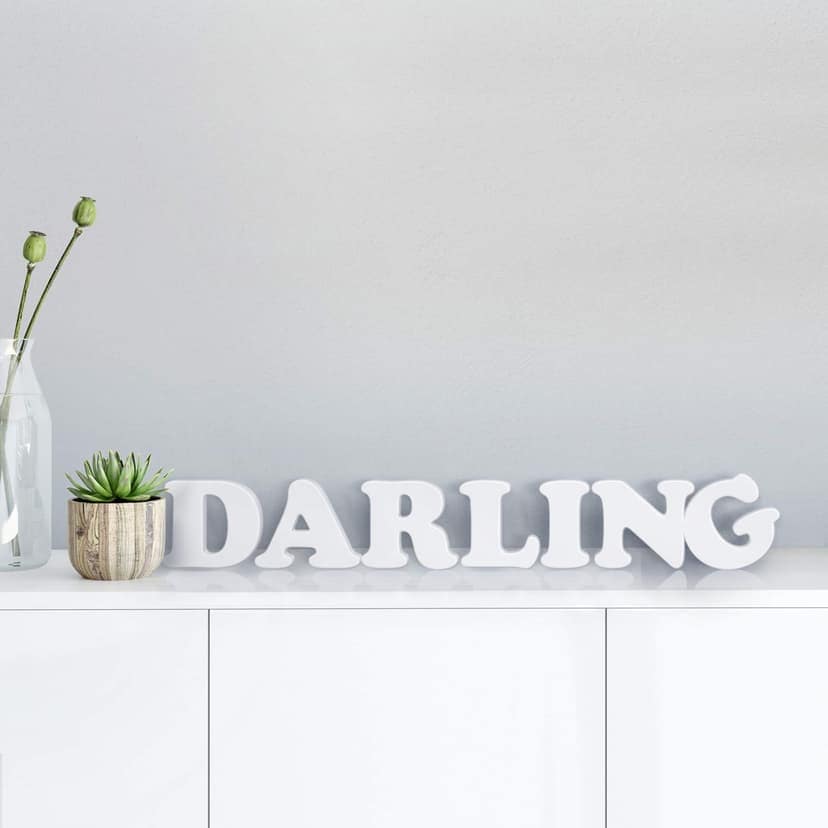 Dekorativa bokstäver 3D Darling