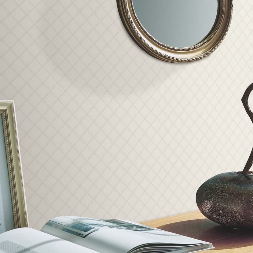 Vinranka tapet, non-woven tapet Erismann Versailles beige, grädde
