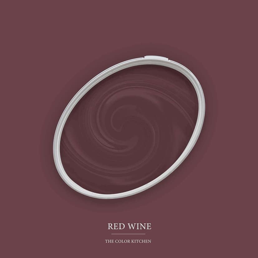 Röd Väggfärg satin matt I Red Wine | passionerad och full av energi | THE COLOR KITCHEN