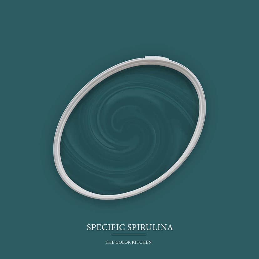 Grön Väggfärg satin matt I Specific Spirulina | Skapa harmoni i ett rum | THE COLOR KITCHEN