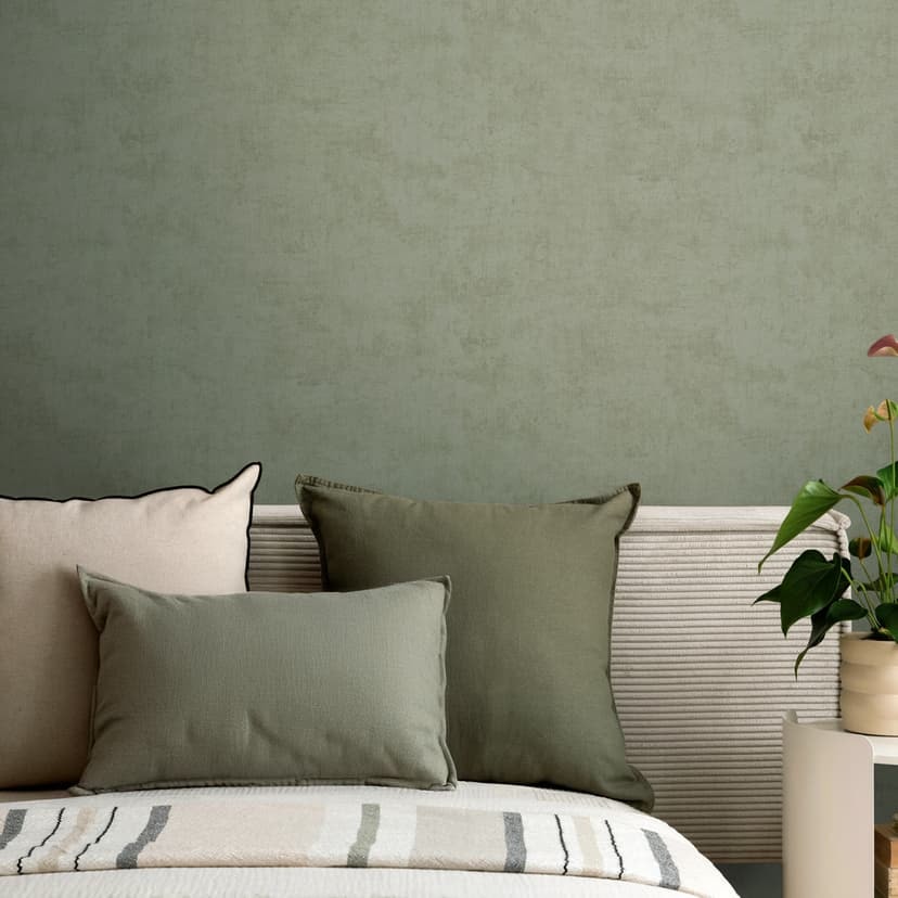 Non-woven tapet blommig - slående prov i stengrått och naturfärgad ton