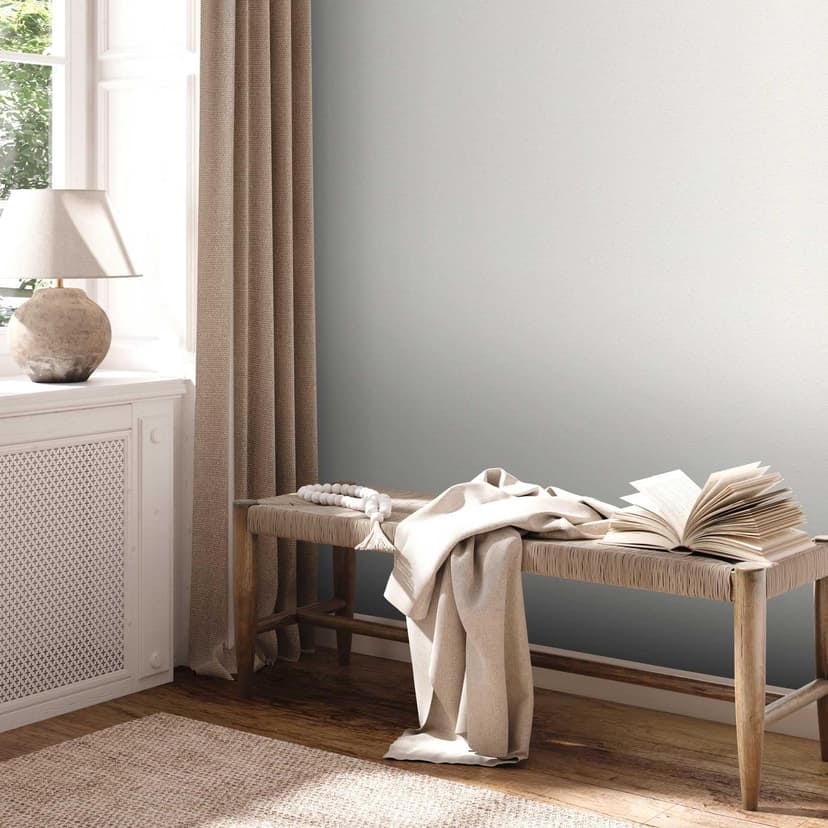 Vit vanlig tapet - monokrom non-woven tapet gipsutseende - tapet texturerad skal och stick tapet vardagsrum kök