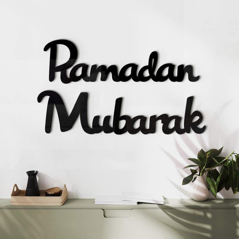 Akryl dekoration Ramadan Mubarak