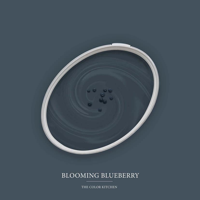 Blå Väggfärg halvmatt I Blooming Blueberry | med lugnande effekt | THE COLOR KITCHEN