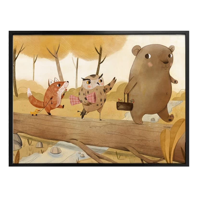Poster Loske - Picknick på hösten