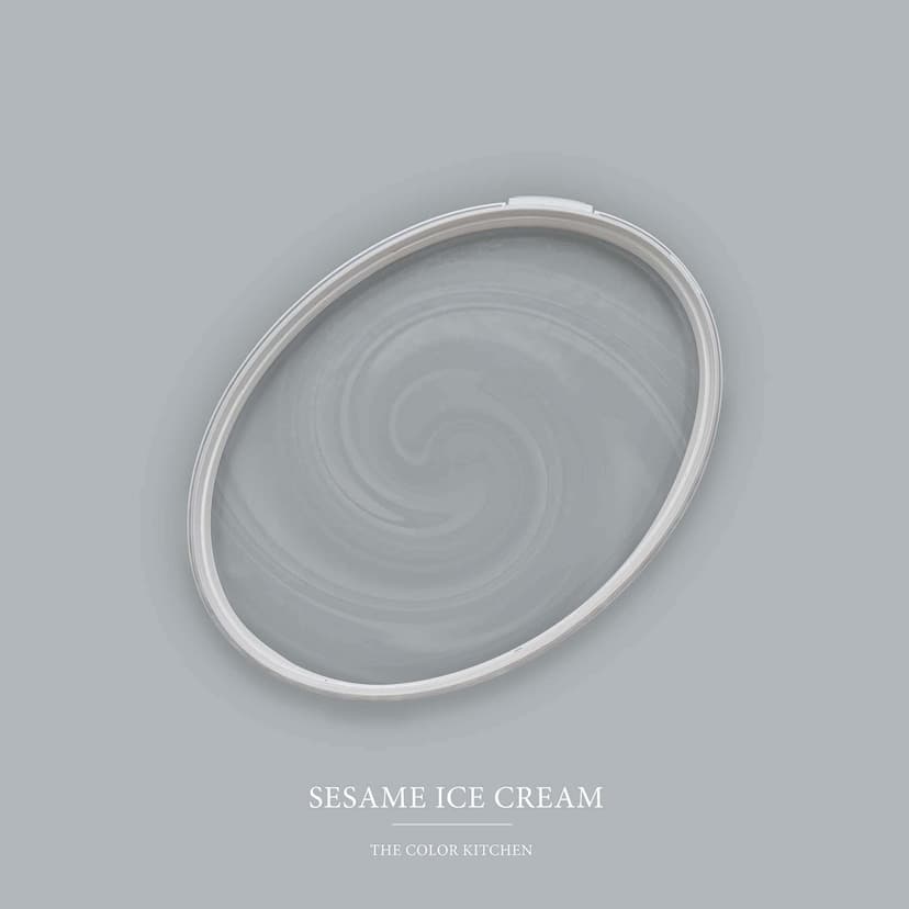 Grå Väggfärg satin matt I Sesame Ice Cream | skapa en elegant, modern atmosfär | THE COLOR KITCHEN