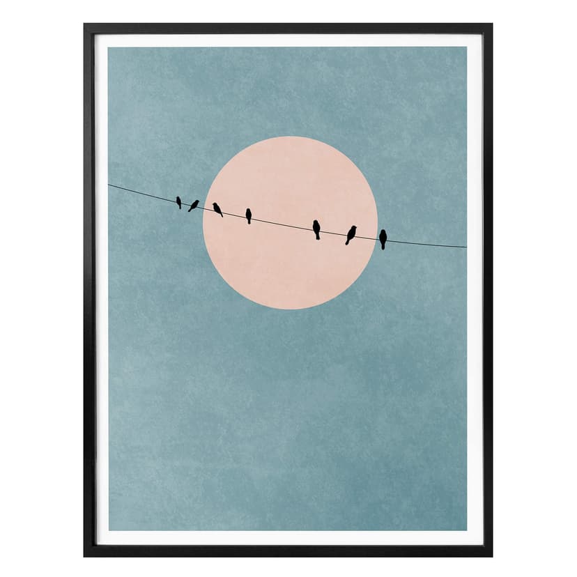 Poster Kubistika - Skönheten i tystnaden
