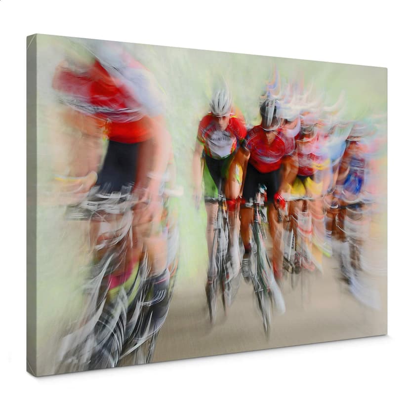 Canvastavla Urlings - Cykellopp - Det sista varvet
