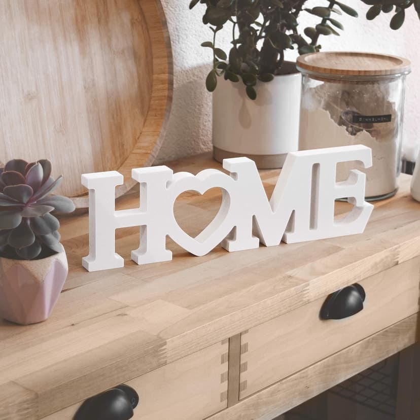 Dekorativa bokstäver 3D HOME 4 - Hjärta