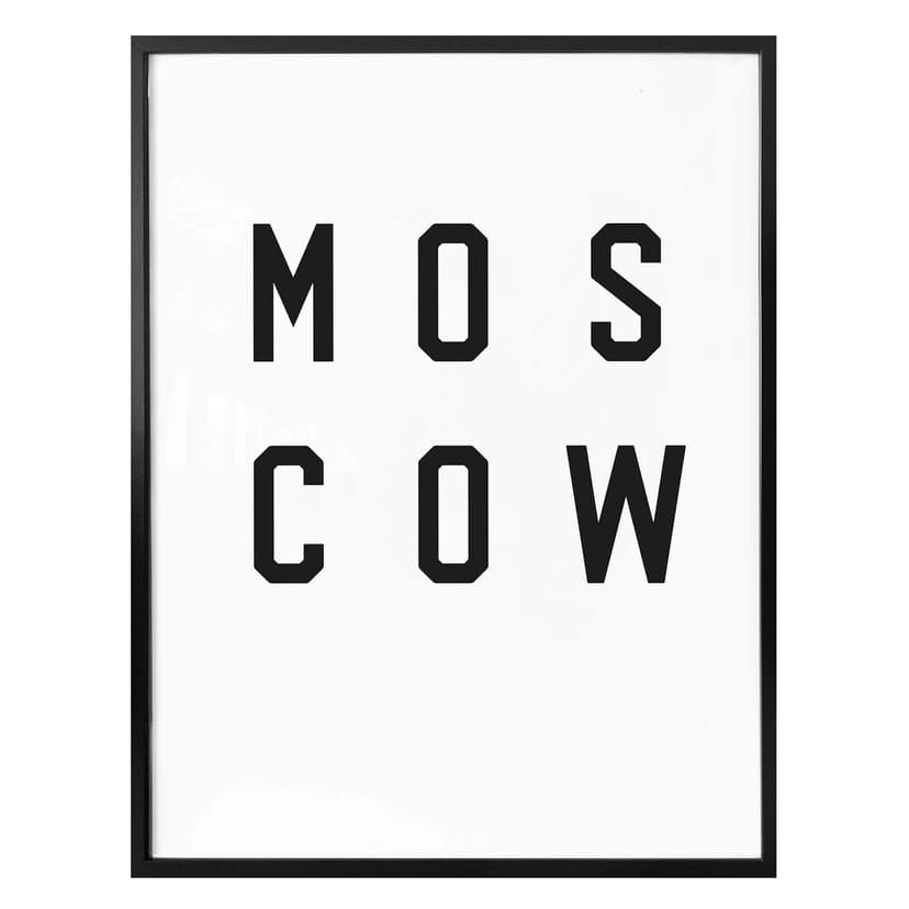 Poster - Typografi Moskva