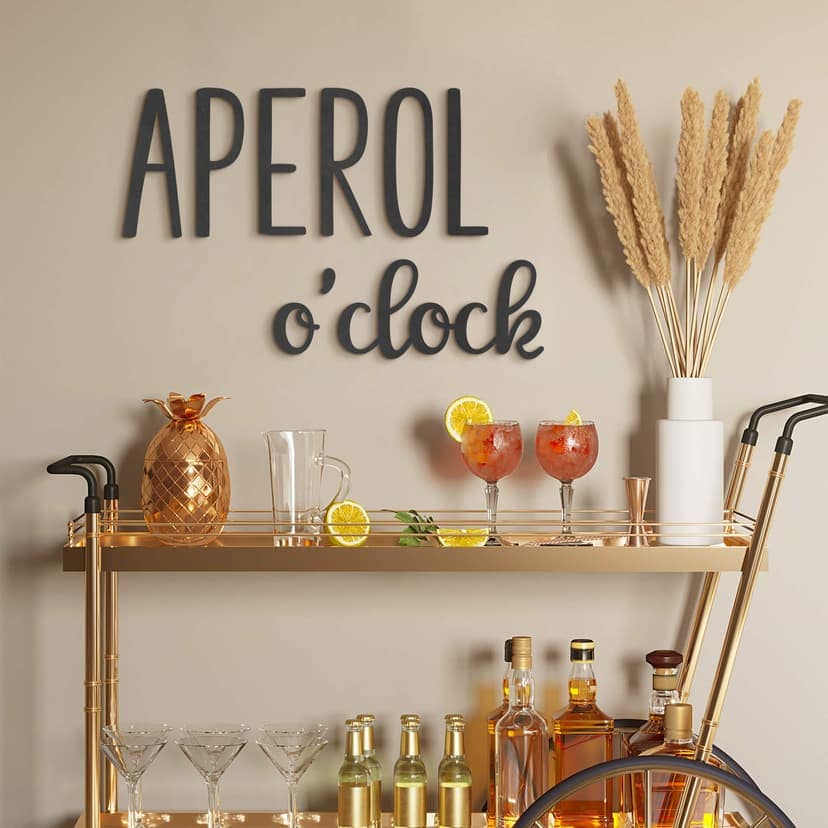 3D MDF-bokstäver - Kök - Aperol klockan