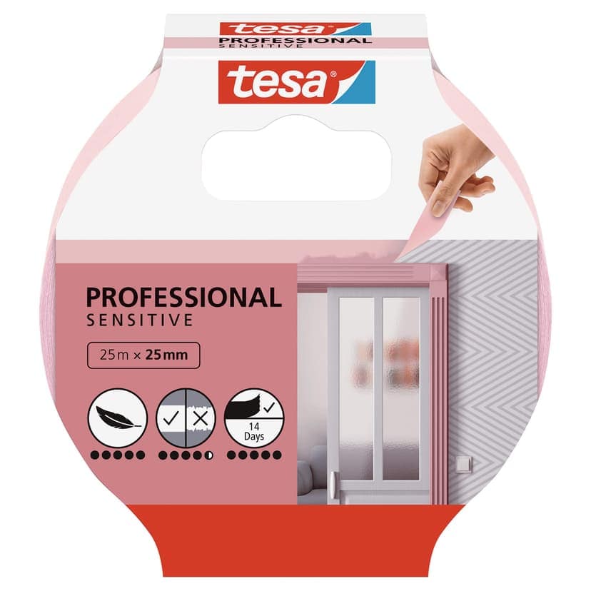 tesa® Målartejp Professional Sensitive 25m x 25mm