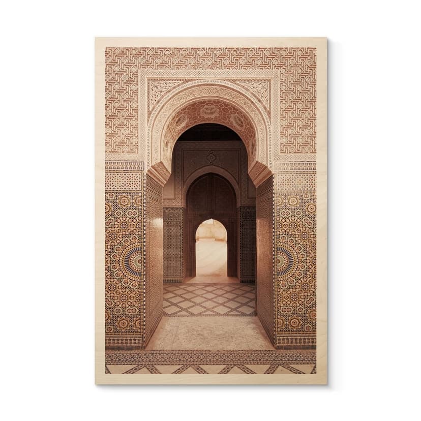 Träposter Orientalisk port med mosaik - Sisi & Seb