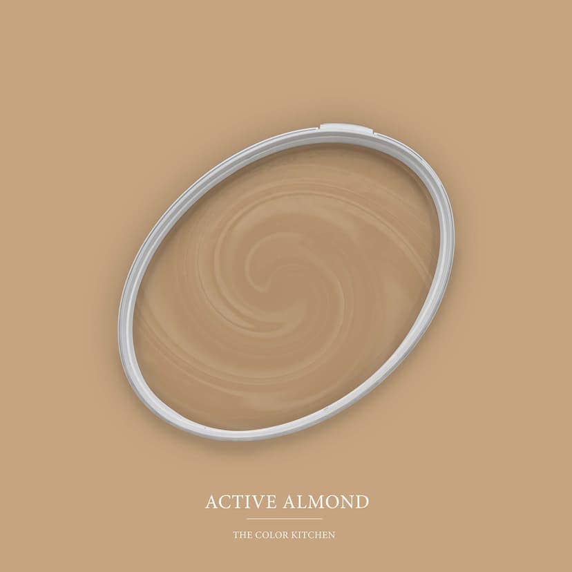Brun Väggfärg satin matt I Active Almond | skapa en mysig och lugn rumsatmosfär | THE COLOR KITCHEN