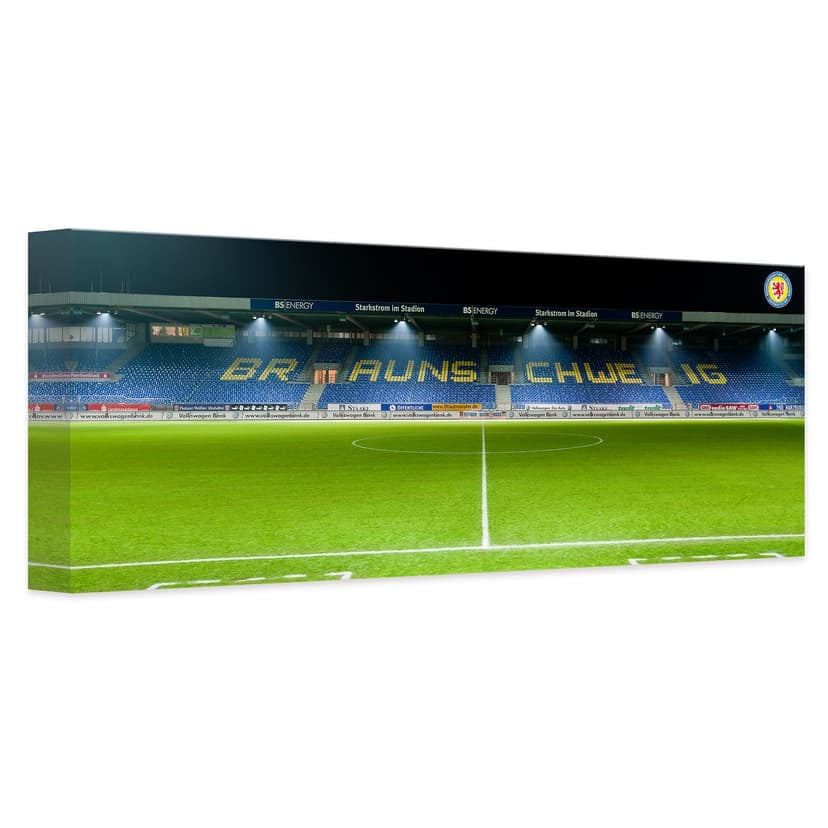 Canvastavla Eintracht Braunschweig Tribüne Panorama