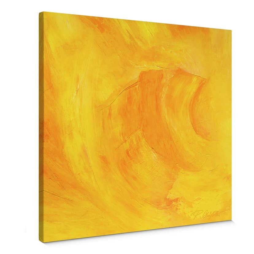 Canvastavla Schüßler - Solar plexus - Fyrkant