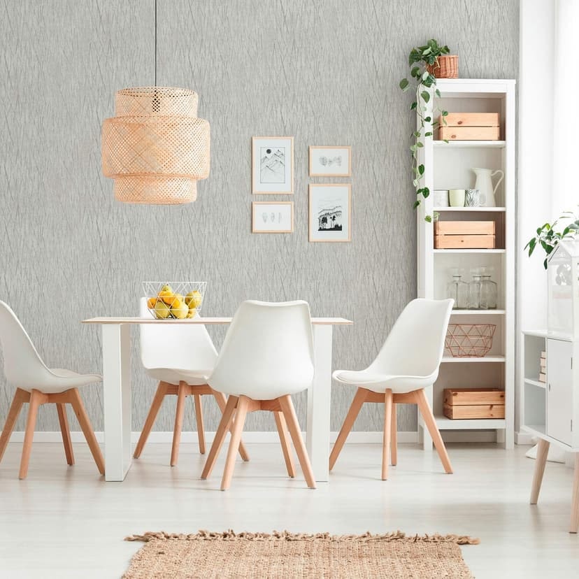 A.S. Création vintage tapet #Hygge non-woven tapet metallic, grå