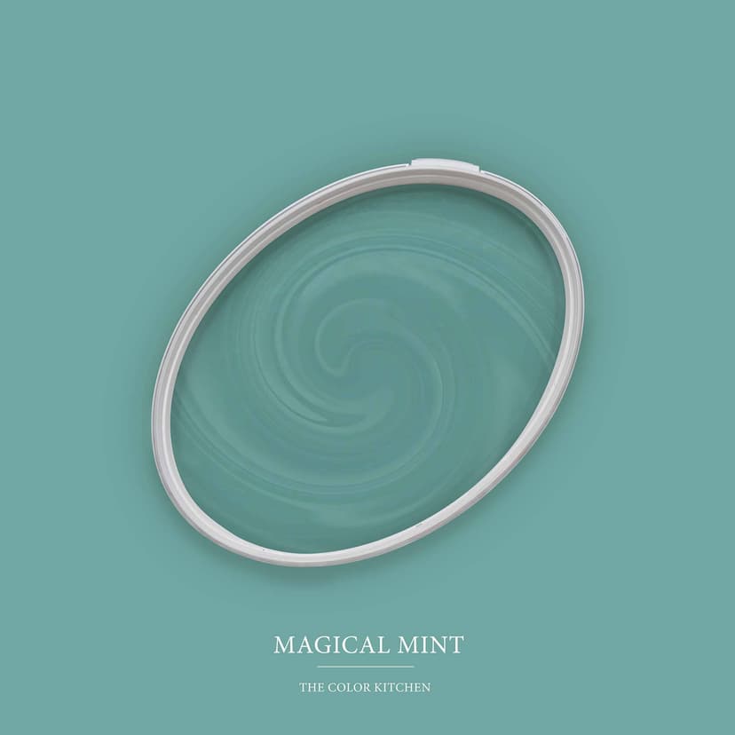 Grön halvmatt Väggfärg I Magical Mint | skapa rumsharmoni | THE COLOR KITCHEN