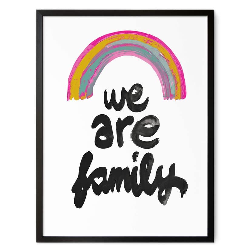 Poster Vi är en familj - Treechild