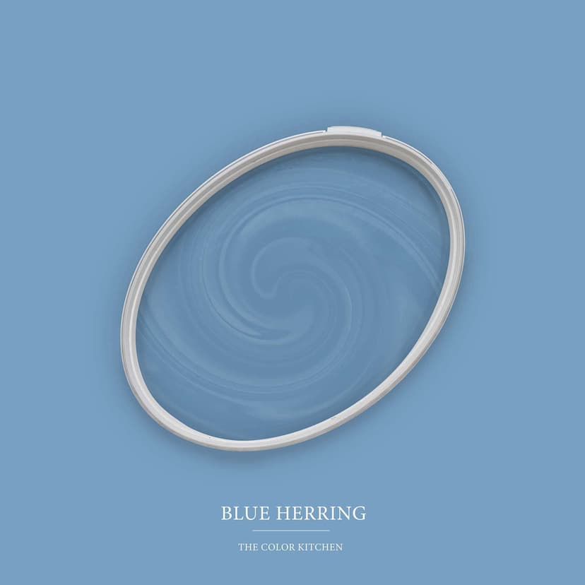 Blå Väggfärg satin matt I Blue Herring | med lugnande effekt | THE COLOR KITCHEN