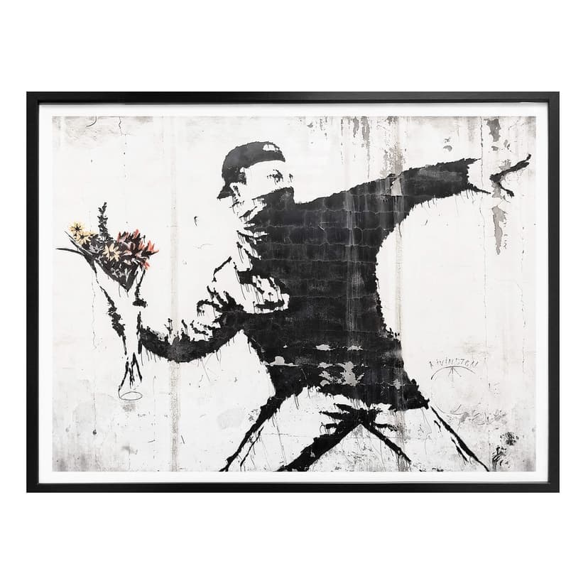 Poster Banksy - Blomkastaren