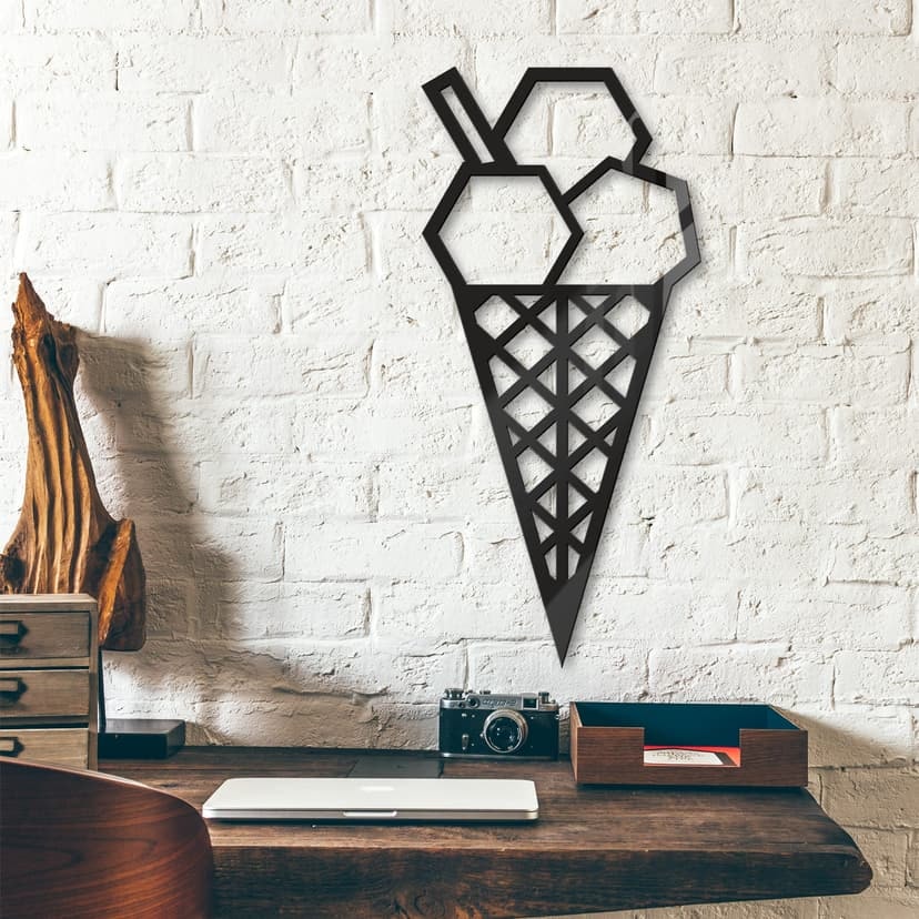Akryl dekoration Origami glass