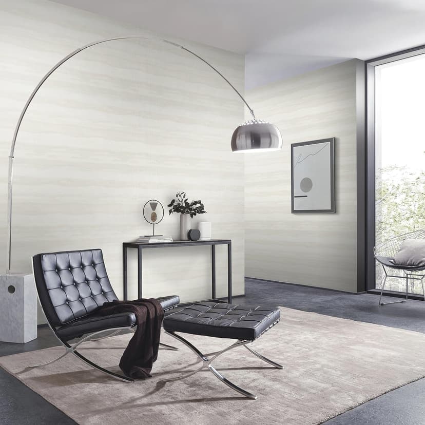 Icke-vävd tapet, grafisk tapet Aurora beige