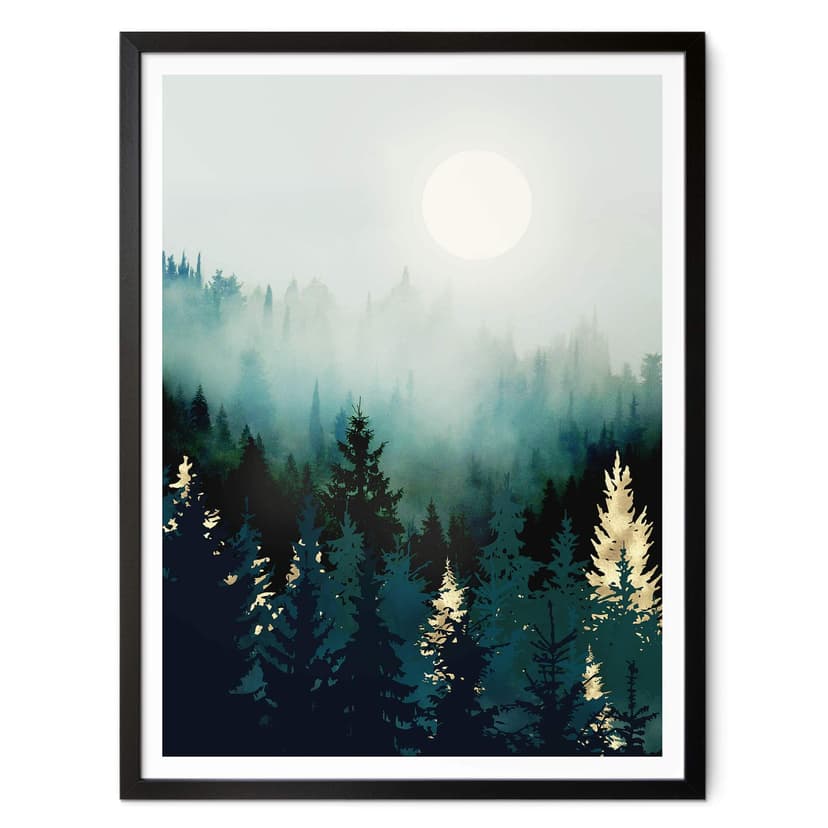 Poster SpaceFrog Designs - Dimmig skog