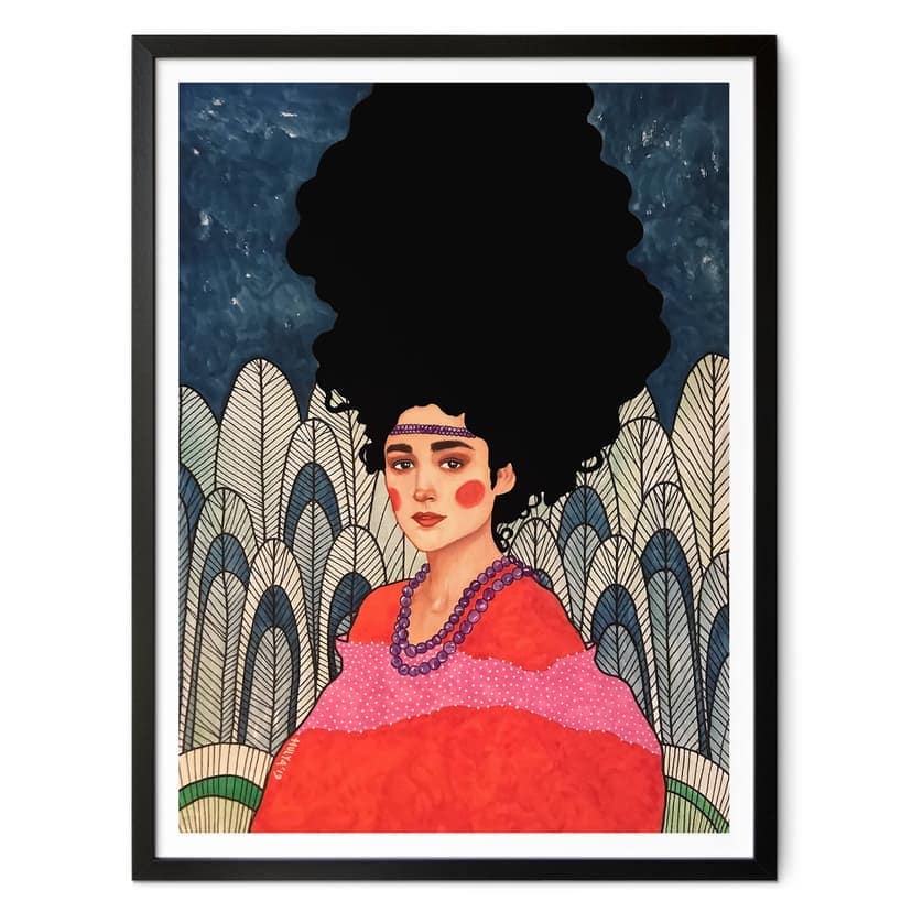 Poster Hülya - Du känner min blick