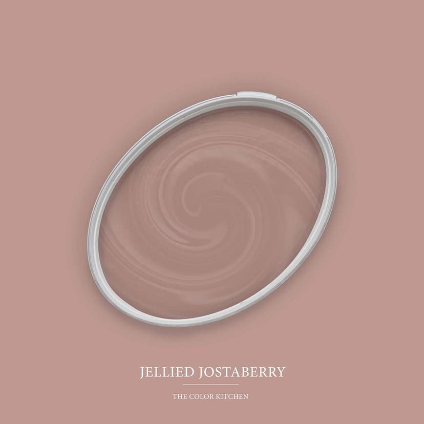 Brun Väggfärg satin matt I Jellied Jostaberry | skapa en mysig och lugn rumsatmosfär| THE COLOR KITCHEN