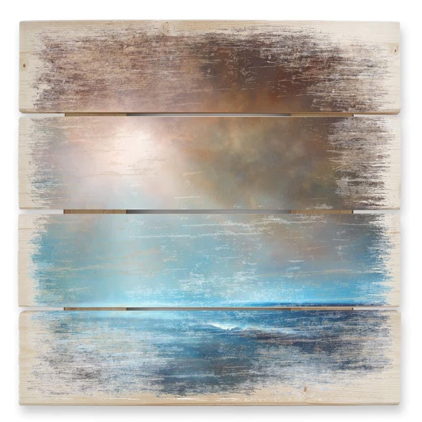 Schmucker Trätavla - Kraft och tystnad - 40x41,5 cm
