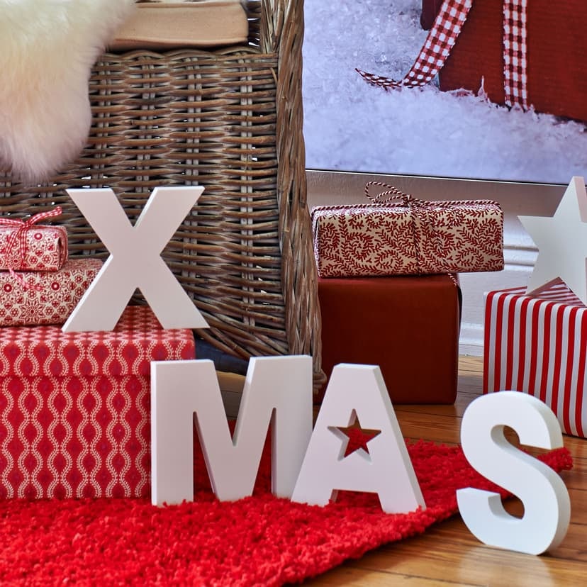 Dekorativa bokstäver 3D XMAS