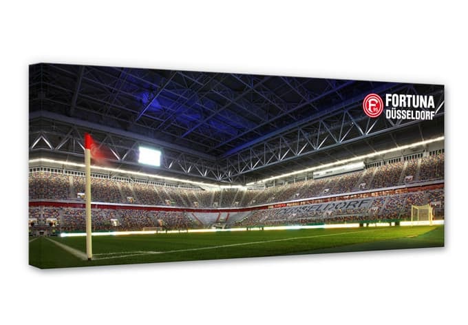 Canvastavla Fortuna Düsseldorf stadion hörnflagga