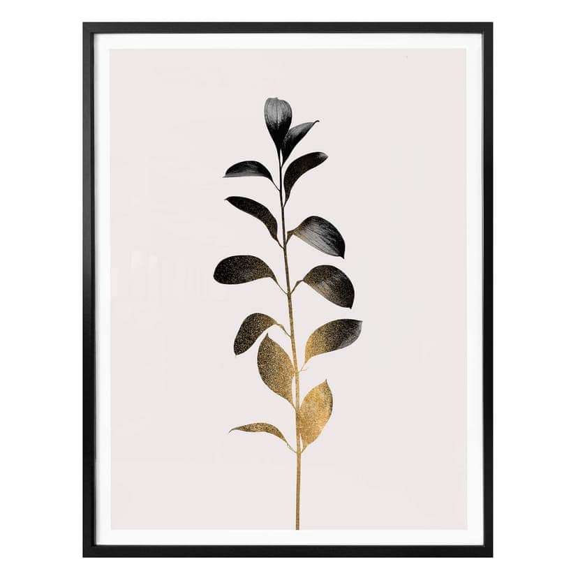 Poster Kubistika - Monokromatisk