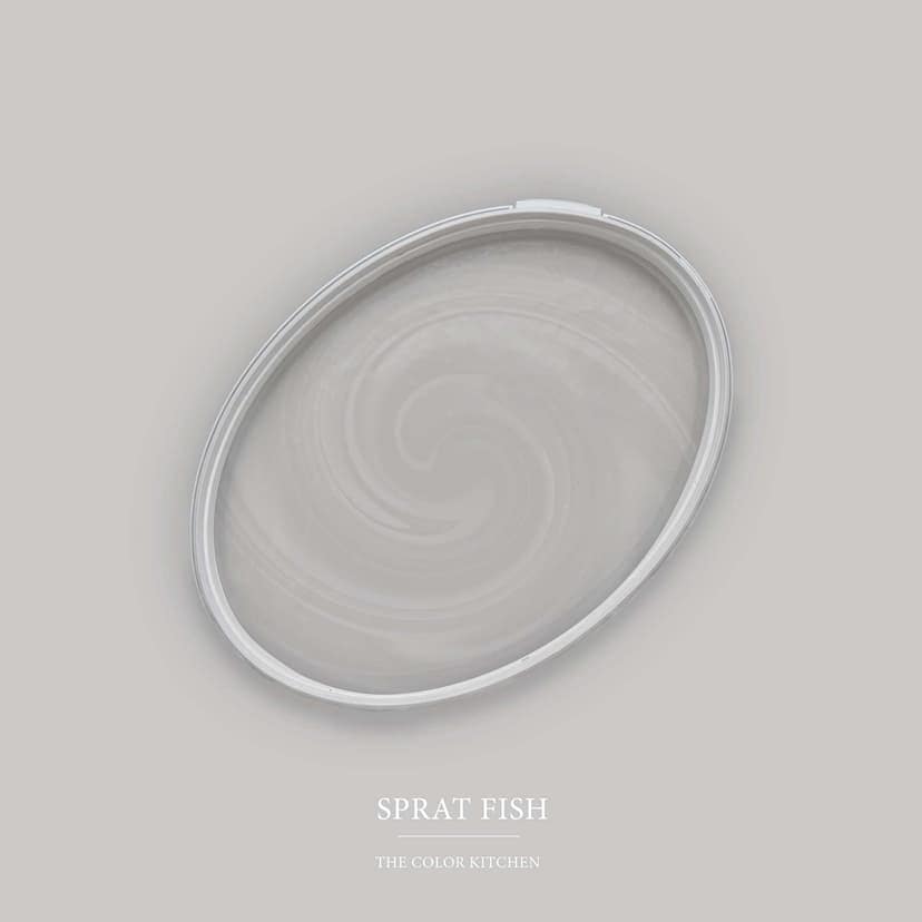 Grå Väggfärg halvmatt I Sprat Fish | skapa en elegant, modern atmosfär | THE COLOR KITCHEN