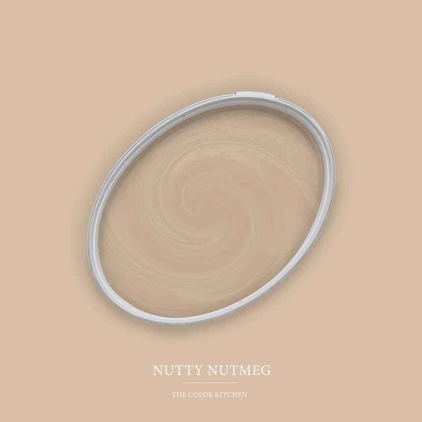Beige Väggfärg halvmatt I Nutty Nutmeg | Rumsöppnande och lugnande | THE COLOR KITCHEN