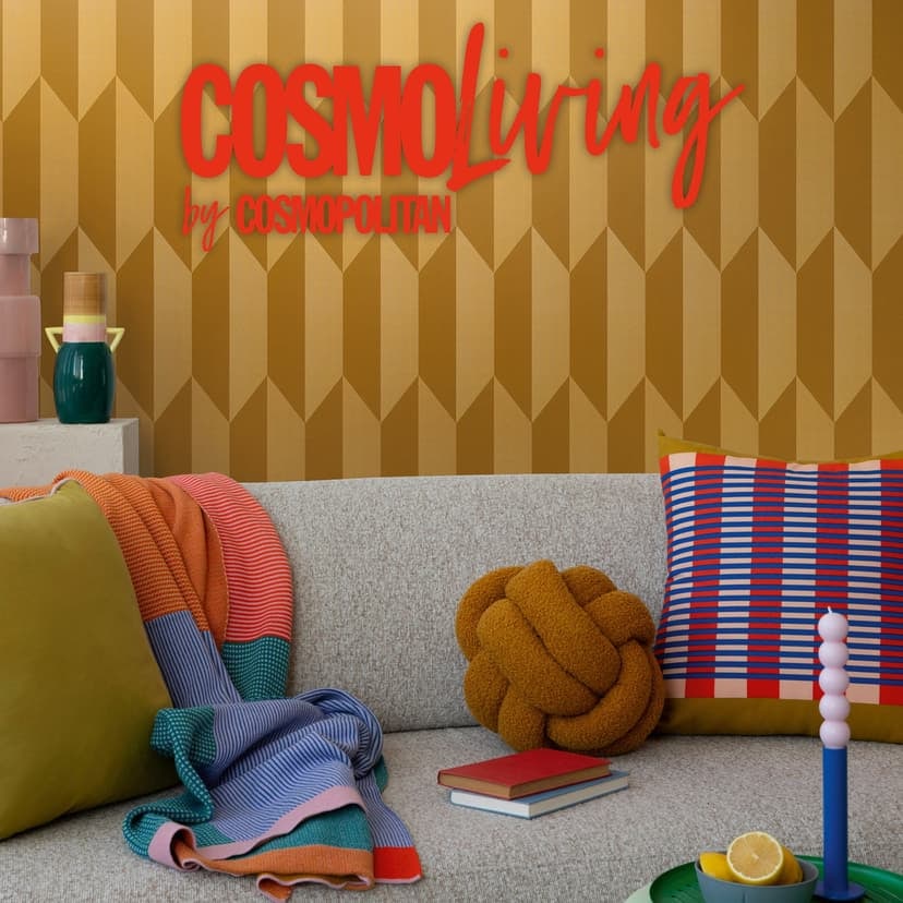 COSMOPOLITAN tapet guld 3D-effekt design - modernt mönster Prov tapet metallic