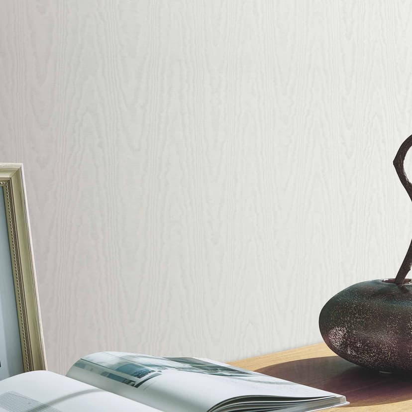 Ljus effekt tapet, non-woven tapet Erismann Versailles kräm, silver