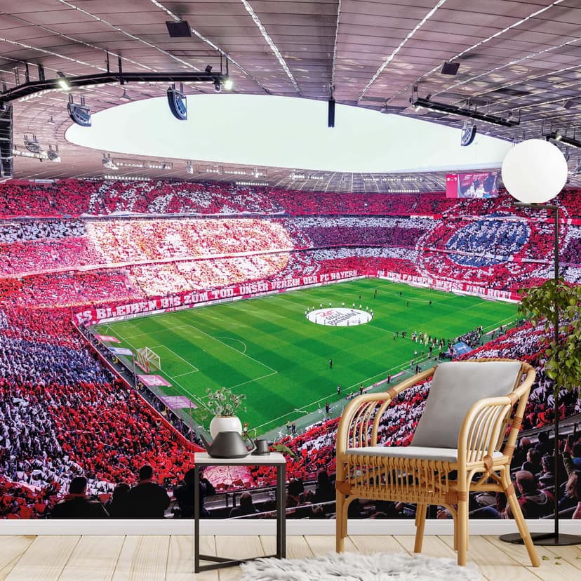 Fototapet FC Bayern stadion choreo för dagen