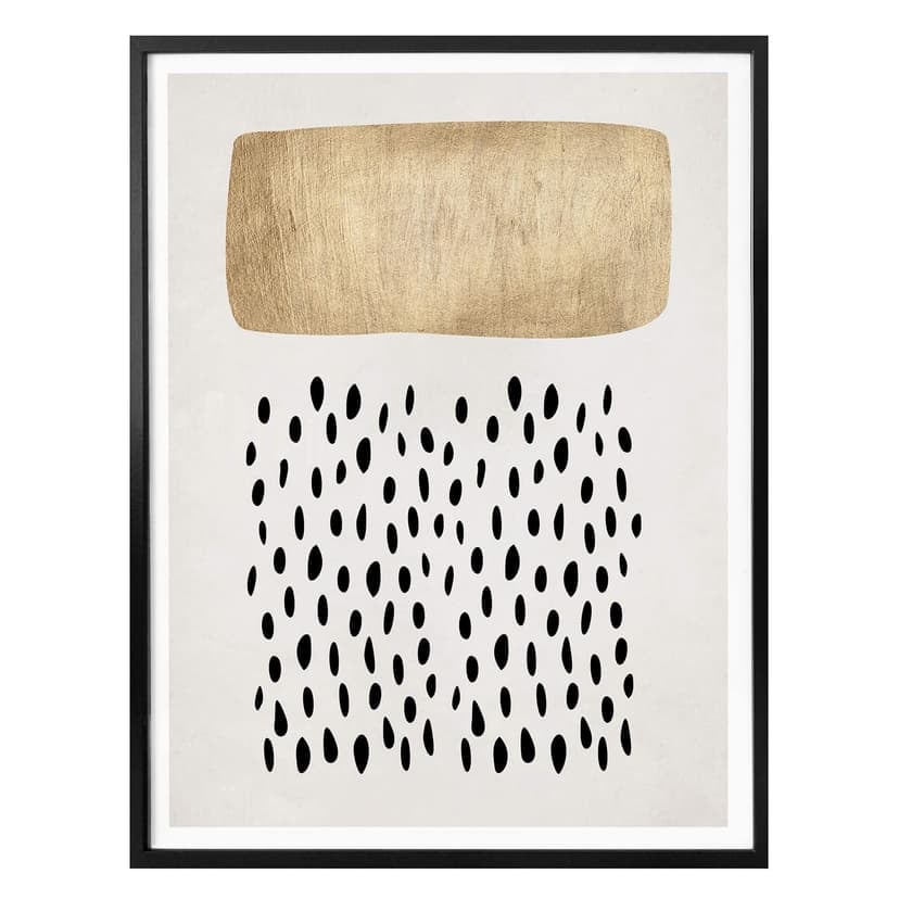 Poster Kubistika - Gyllene molnet
