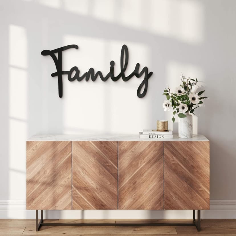 3D-bokstäver Familj - akrylbokstäver