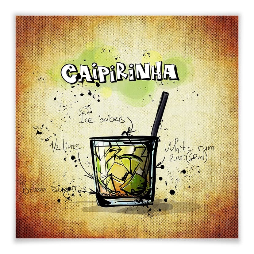 Poster Caipirinha - Recept
