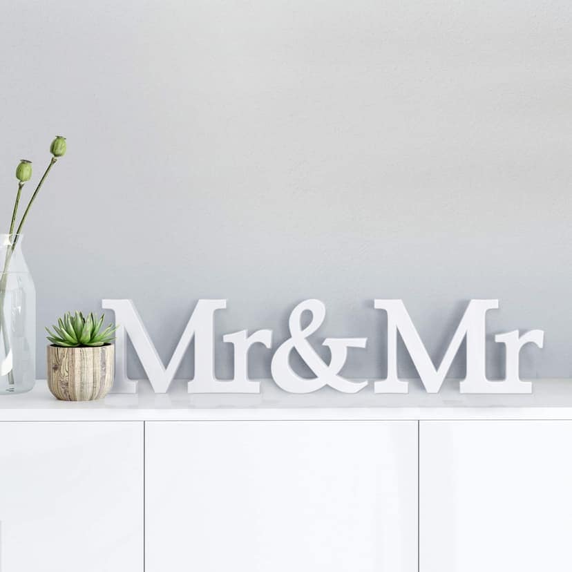 Dekorativa bokstäver 3D Mr & Mr serif