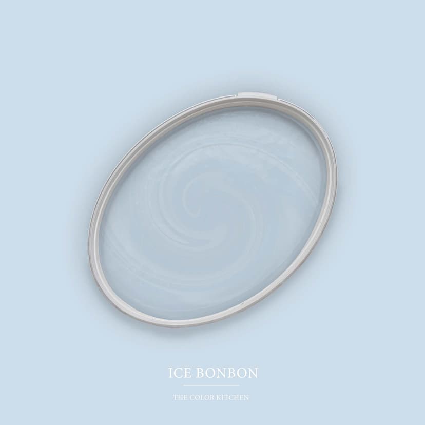 Blå Väggfärg halvmatt I Ice Bonbon | med lugnande effekt | THE COLOR KITCHEN