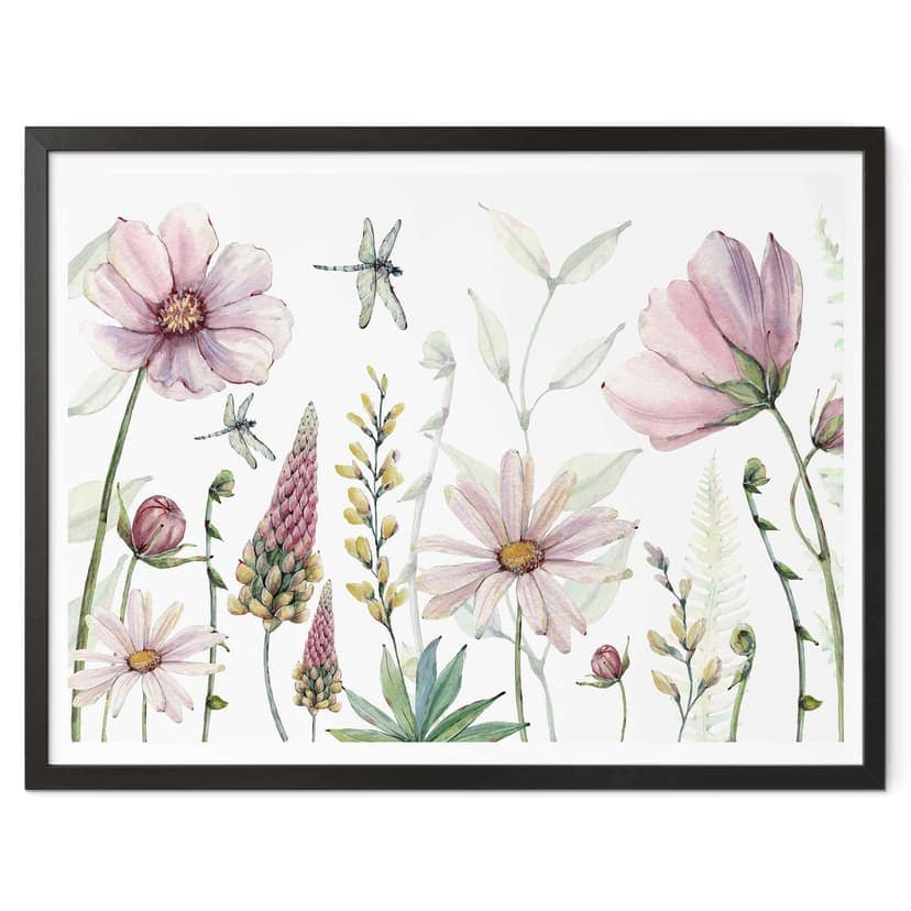 Poster Sir Edward - Förtrollande blommor