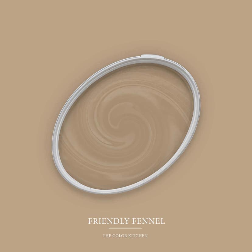 Brun Väggfärg satin matt I Friendly Fennel | skapa en mysig och lugn rumsatmosfär | THE COLOR KITCHEN
