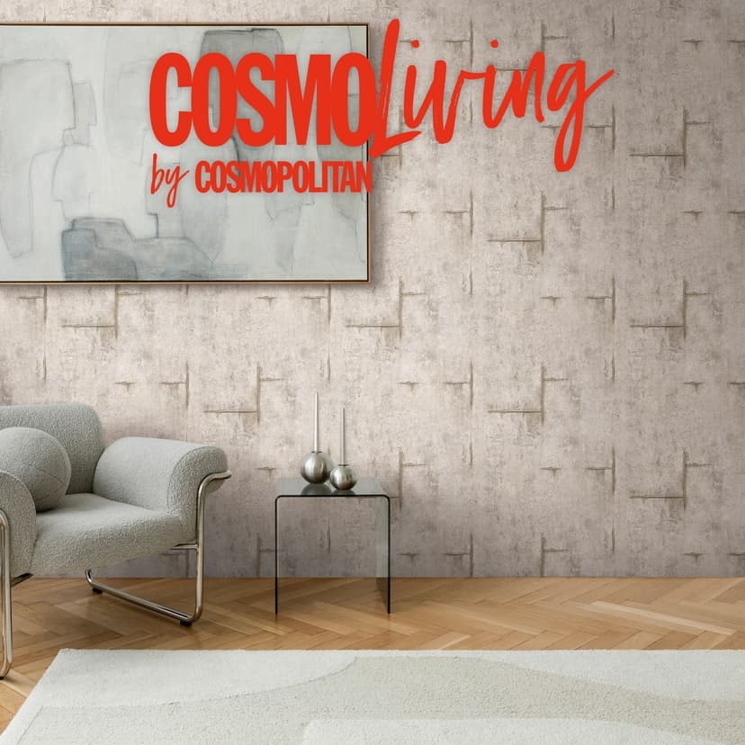COSMOPOLITAN Icke-vävd tapet betongutseende grå - urban loft industriell vintage tapet