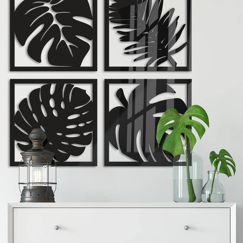 Akrylbokstäver - Blad Tropical Set
