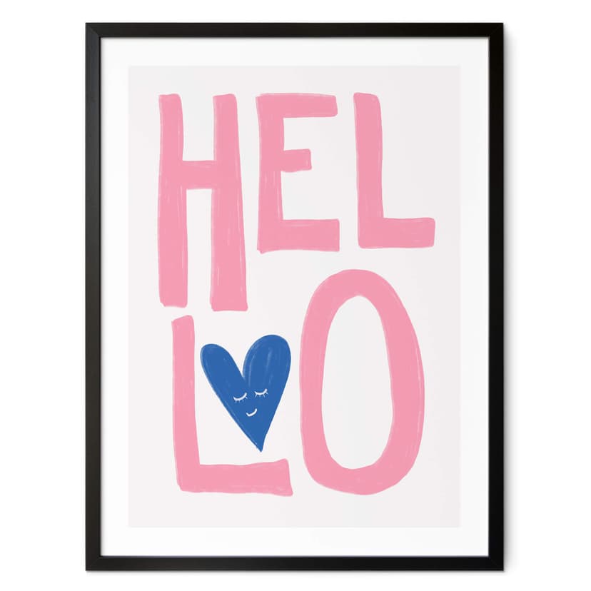 Poster Hello - Fritsch - En vänlig hälsning