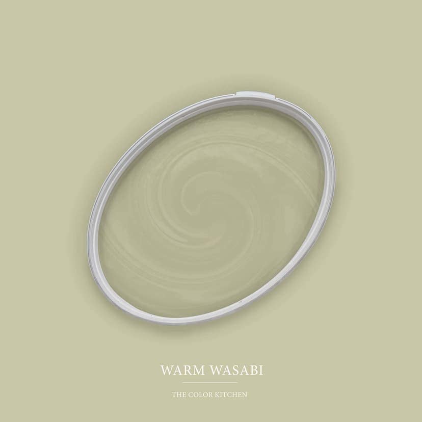 Grön halvmatt Väggfärg I Warm Wasabi | Skapa rumsharmoni | DET FÄRGGLADA KÖKET